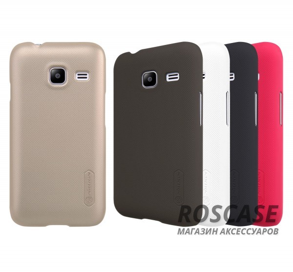 Чехол Nillkin Matte для Samsung J105H Galaxy J1 Mini / Galaxy J1 Nxt (+ пленка) Чехол Nillkin Matte для Samsung J105H Galaxy J1 Mini / Galaxy J1 Nxt (+ пленка)Описание:производитель - Nillkin;материал - поликарбонат;совместим с Samsung J105H Galaxy J1 Mini / Galaxy J1 Nxt;тип - накладка. Особенности:матовый;прочный;тонкий дизайн;не скользит в руках;не выцветает;пленка в комплекте.<br><br>Тип: Чехол<br>Бренд: Nillkin<br>Материал: Поликарбонат