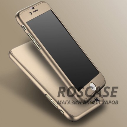 Чехол iPaky 360 градусов для Apple iPhone 6/6s plus (5.5) (+ стекло на экран) (Золотой) Чехол iPaky 360 градусов для Apple iPhone 6/6s plus (5.5) (+ стекло на экран) (Золотой)Описание:производитель: iPaky;совместимость: смартфон Apple iPhone 6/6s plus (5.5);материал: пластик;форм-фактор: накладка.Особенности:надежная система фиксации;сохраняет все первоначальные характеристики;не деформируется;легко очищается.<br><br>Тип: Чехол<br>Бренд: Epik<br>Материал: Пластик