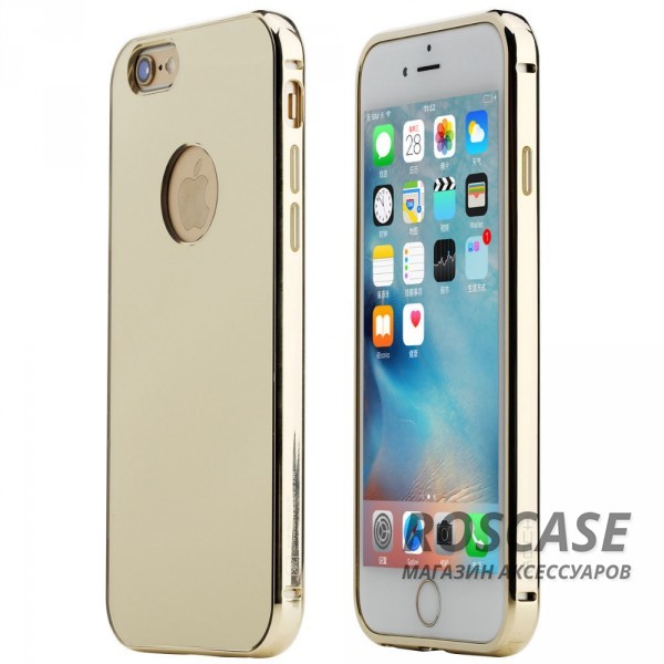 Алюминиевая накладка Rock Infinite Series (Mirror) для Apple iPhone 6/6s plus (5.5) (Золотой / Gold) Алюминиевая накладка Rock Infinite Series (Mirror) для Apple iPhone 6/6s plus (5.5) (Золотой / Gold)Описание:компания производитель: Rock;точное соответствие с Apple iPhone 6/6s plus (5.5);изготовление: металл в сочетании с акрилом;вид изделия: накладка.Особенности:великолепное сочетание прочных материалов;большая палитра оттенков;стиль и красота;не выпадает из рук.<br><br>Тип: Чехол<br>Бренд: ROCK<br>Материал: Металл