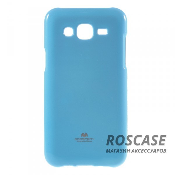 TPU чехол Mercury Jelly Color series для Samsung J500H Galaxy J5 (Бирюзовый) TPU чехол Mercury Jelly Color series для Samsung J500H Galaxy J5 (Бирюзовый)Описание:производитель - Mercury;совместим с Samsung J500H Galaxy J5;форм-фактор - накладка;материал - термополиуретан.Особенности:отличная защита гаджета от повреждений;поверхность - глянцевая;функционал - доступ к кнопкам, портам, проемы под камеру и динамик;ультратонкая.<br><br>Тип: Чехол<br>Бренд: Mercury<br>Материал: TPU