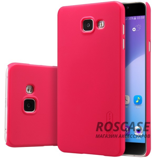 Чехол Nillkin Matte для Samsung A510F Galaxy A5 (2016) (+ пленка) (Красный) Чехол Nillkin Matte для Samsung A510F Galaxy A5 (2016) (+ пленка) (Красный)Описание:бренд: Nillkin;спроектирован для Samsung A510F Galaxy A5 (2016);материал: поликарбонат;тип: накладка.Особенности:на нем не остаются отпечатки пальцев;защита от механических повреждений;матовая поверхность;не деформируется;пленка в комплекте.<br><br>Тип: Чехол<br>Бренд: Nillkin<br>Материал: Поликарбонат