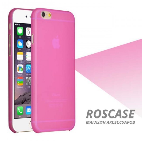 Пластиковая накладка Ultrathin 0.3mm для Apple iPhone 6/6s (4.7) (Малиновый) Пластиковая накладка Ultrathin 0.3mm для Apple iPhone 6/6s (4.7) (Малиновый)Описание:компания разработчик: Epik;совместимость с устройством модели: Apple iPhone 6/6s (4.7);материал изделия: пластик;конфигурация: чехол в виде накладки.Особенности:элегантный дизайн;высокий класс износоустойчивости и прочности;не увеличивает объем смартфона;простая установка и надежная фиксация;имеет все необходимые функциональные вырезы.<br><br>Тип: Чехол<br>Бренд: Epik<br>Материал: TPU