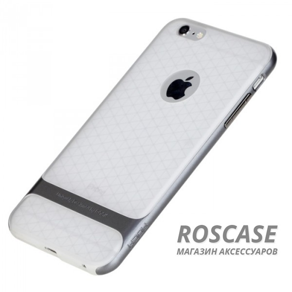 TPU+PC чехол Rock Royce (Transparent) Series для Apple iPhone 6/6s (4.7) (Серый / Grey) TPU+PC чехол Rock Royce (Transparent) Series для Apple iPhone 6/6s (4.7) (Серый / Grey)Описание:фирма-производитель - Rock;совместимость - Apple iPhone 6/6s (4.7);материалы - полиуретан, поликарбонат;тип - накладка. Особенности:пластичный;имеет все необходимые вырезы;легко чистится;не увеличивает габариты;защищает от ударов и падений;износостойкий.<br><br>Тип: Чехол<br>Бренд: ROCK<br>Материал: TPU