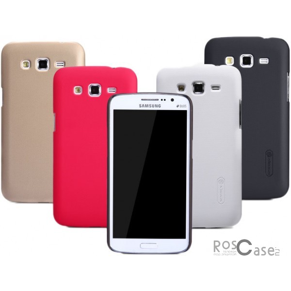 Чехол Nillkin Matte для Samsung G7102 Galaxy Grand 2 (+ пленка) Чехол Nillkin Matte для Samsung G7102 Galaxy Grand 2 (+ пленка)Описание:компания-производитель - Nillkin;изготовлен из качественного пластика для Samsung G7102 Galaxy Grand 2;форм-фактор - накладка;широкий выбор цветов;высокий уровень прочности.Особенности:имеет антикислотное напыление;присутствуют все необходимые отверстия для базового функционирования телефона;легко фиксируется;не скользит в руках.<br><br>Тип: Чехол<br>Бренд: Nillkin<br>Материал: Поликарбонат