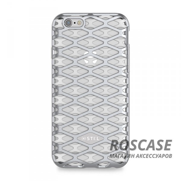 Накладка STIL Urban Knight Series с алюминиевой вставкой для Apple iPhone 6/6s (4.7) (Серебряный) Накладка STIL Urban Knight Series с алюминиевой вставкой для Apple iPhone 6/6s (4.7) (Серебряный)Описание:создан компанией STIL;разработан с учетом особенностей Apple iPhone 6/6s (4.7);материалы - алюминий, термополиуретан;тип - накладка.Особенности:дизайн в виде кольчуги;доступ ко всем функциям гаджета благодаря точным вырезам;защита от царапин и ударов;защита экрана благодаря выступающим бортикам;размеры - 143*72*10 мм, 29 гр.<br><br>Тип: Чехол<br>Бренд: Stil<br>Материал: TPU