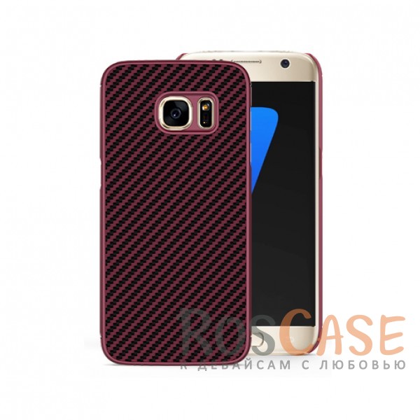 Пластиковая накладка Nillkin Synthetic Fiber series для Samsung G930F Galaxy S7 (Красный) Пластиковая накладка Nillkin Synthetic Fiber series для Samsung G930F Galaxy S7 (Красный)<br><br>Тип: Чехол<br>Бренд: Nillkin<br>Материал: TPU