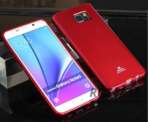 TPU чехол Mercury Jelly Color series для Samsung Galaxy Note 5 TPU чехол Mercury Jelly Color series для Samsung Galaxy Note 5Описание:изготовитель - Mercury;совместимость - Samsung Galaxy Note 5;материал чехла - термополиуретан (ТПУ);форма - накладка на заднюю панель;.Особенности:глянцевый;в наличии все вырезы;ультратонкий;износостойкий.<br><br>Тип: Чехол<br>Бренд: Mercury<br>Материал: TPU