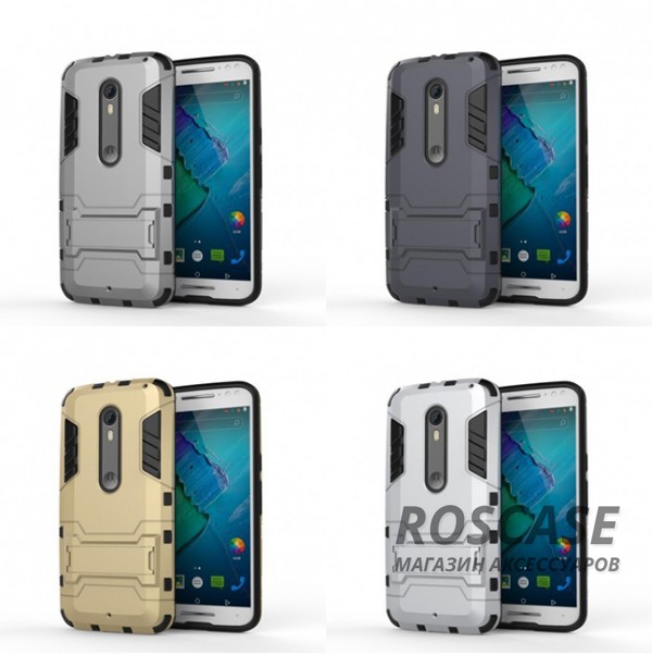 Ударопрочный чехол-подставка Transformer для Motorola Moto X Style (XT1572) с мощной защитой корпуса Ударопрочный чехол-подставка Transformer для Motorola Moto X Style (XT1572) с мощной защитой корпусаОписание:подходит для Motorola Moto X Style (XT1572);материалы: термополиуретан, поликарбонат;формат: накладка. Особенности:функциональные вырезы;функция подставки;двойная степень защиты;защита от механических повреждений;не скользит в руках.<br><br>Тип: Чехол<br>Бренд: Epik<br>Материал: TPU