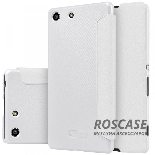 Кожаный чехол (книжка) Nillkin Sparkle Series для Sony Xperia M5 / Xperia M5 Dual (Белый) Кожаный чехол (книжка) Nillkin Sparkle Series для Sony Xperia M5 / Xperia M5 Dual (Белый)Описание:бренд - Nillkin;совместим с Sony Xperia M5 / Xperia M5 Dual;материал - кожзам;тип: книжка. Особенности:тонкий дизайн;не скользит в руках;блестящая поверхность;защита со всех сторон.<br><br>Тип: Чехол<br>Бренд: Nillkin<br>Материал: Искусственная кожа