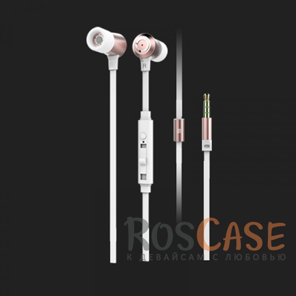 Наушники ROCK Mula S stereo (Розовый / Rose Gold) Наушники ROCK Mula S stereo (Розовый / Rose Gold)Описание:производитель - Rock;материалы - TPE, алюминий, силикон;разъем - 3,5 mini jack;тип - наушники.<br><br>Тип: Наушники/Гарнитуры<br>Бренд: ROCK
