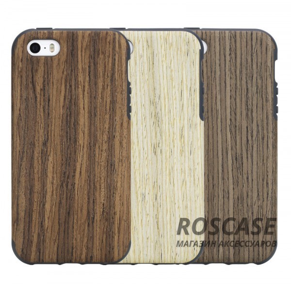 Деревянная накладка Rock Origin Series (Grained) для Apple iPhone 5/5S/SE Деревянная накладка Rock Origin Series (Grained) для Apple iPhone 5/5S/SEОписание:от бренда Rock;подходит для Apple iPhone 5/5S/SE;тип: накладка;материалы: термополиуретан и натуральное дерево.Особенности:защита корпуса от повреждений;фактура шероховатая;фиксация надежная;текстура приятная на ощупь;оригинальный дизайн.<br><br>Тип: Чехол<br>Бренд: ROCK<br>Материал: TPU