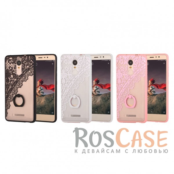 Элегантный TPU+PC чехол Ladys Style c кольцом подставкой Xiaomi Redmi Note 3 / Redmi Note 3 Pro Элегантный TPU+PC чехол Ladys Style c кольцом подставкой Xiaomi Redmi Note 3 / Redmi Note 3 Pro<br><br>Тип: Чехол<br>Бренд: Epik<br>Материал: Пластик