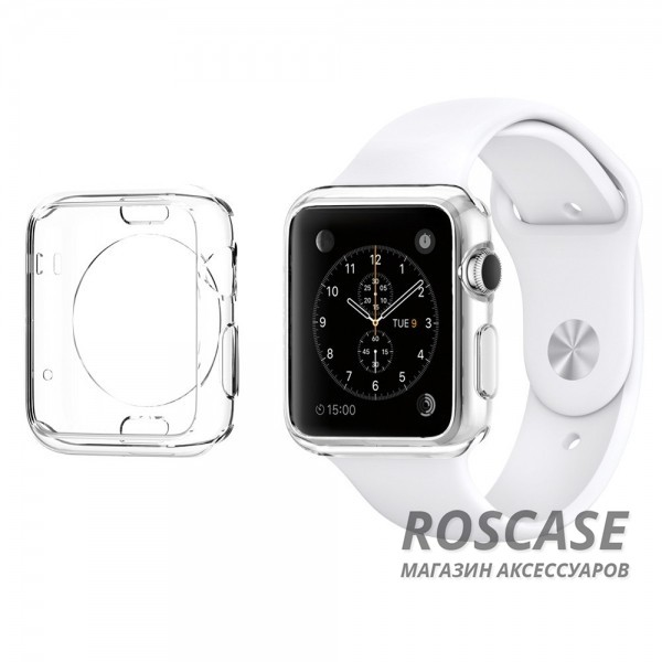 TPU чехол SGP Liquid Crystal Series для Apple watch 38mm (Бесцветный прозрачный / Crystal Clear / SGP11484) TPU чехол SGP Liquid Crystal Series для Apple watch 38mm (Бесцветный прозрачный / Crystal Clear / SGP11484)Описание:производство компании SGP;смоделирован специально для часов Apple watch 38 мм;материал: термопластичный полиуретан;форма: чехол.Особенности:защита от всевозможных повреждений;отличная амортизация при любом ударе и падении;поверхность гладкая;водонепроницаемый;основа прозрачная;установка удобная и простая.<br><br>Тип: Чехол<br>Бренд: SGP<br>Материал: TPU