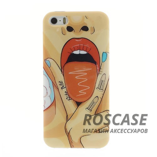 TPU чехол IMD Erotic print для Apple iPhone 5/5S/SE (Bite me) TPU чехол IMD Erotic print для Apple iPhone 5/5S/SE (Bite me)Описание:бренд: Epik;совместим с Apple iPhone 5/5S/5SE;используемые материалы: термопластичный полиуретан;форма: накладка. Особенности:ультратонкое исполнение;уникальный дизайн;полный набор функциональный прорезей;гибкая и пластичная конструкция;износостойкий. <br><br>Тип: Чехол<br>Бренд: Epik<br>Материал: TPU