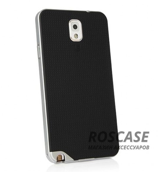 Чехол iPaky TPU+PC для Samsung N9000/N9002 Galaxy Note 3 (Черный / Серебряный) Чехол iPaky TPU+PC для Samsung N9000/N9002 Galaxy Note 3 (Черный / Серебряный)Описание:компания разработчик: iPaky;совместимость с устройством модели: Samsung N9000/N9002 Galaxy Note 3;материал изделия: термопластический полиуретан, поликарбонат;конфигурация: накладка-бампер.Особенности:высокий класс прочности и износоустойчивости;матовая точечная текстура;легко и надежно фиксируется на смартфоне;имеет все необходимые функциональные вырезы.<br><br>Тип: Чехол<br>Бренд: Epik<br>Материал: TPU