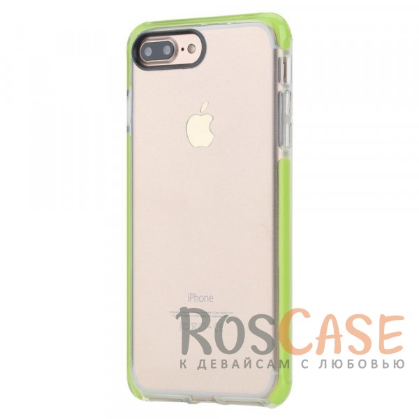TPU+PC чехол Rock Guard Series для Apple iPhone 7 plus (5.5) (Зеленый / Transparent Green) TPU+PC чехол Rock Guard Series для Apple iPhone 7 plus (5.5) (Зеленый / Transparent Green)Описание:бренд Rock;совместимость: Apple iPhone 7 plus (5.5);материал: термопластичный полиуретан и термоэластопласт;вид: накладка. Особенности:ударопрочный;все функциональные вырезы предусмотрены;защита камеры от царапин;защита экрана благодаря наличию выступающих краев по его периметру;<br><br>Тип: Чехол<br>Бренд: ROCK<br>Материал: TPU