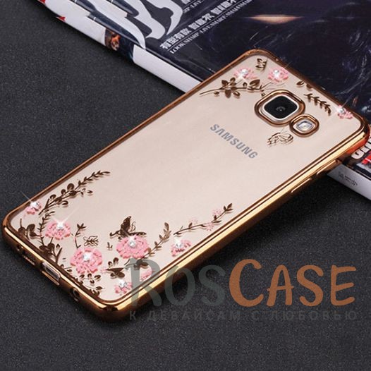 Прозрачный чехол с цветами и стразами для Samsung A320 Galaxy A3 (2017) с глянцевым бампером (Золотой/Розовые цветы) Прозрачный чехол с цветами и стразами для Samsung A320 Galaxy A3 (2017) с глянцевым бампером (Золотой/Розовые цветы)Описание:совместим с Samsung A320 Galaxy A3 (2017);глянцевая окантовка, цветочный узор;материал - TPU;тип - накладка.<br><br>Тип: Чехол<br>Бренд: Epik<br>Материал: TPU