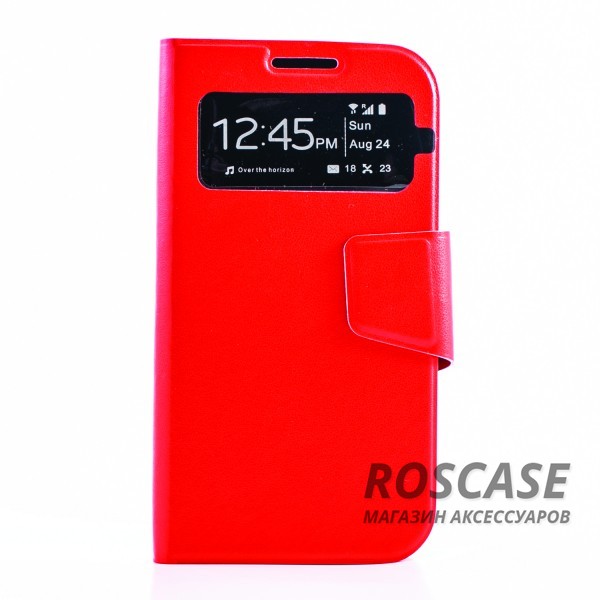 Чехол (книжка) с TPU креплением для Samsung i9500 Galaxy S4 (Красный) Чехол (книжка) с TPU креплением для Samsung i9500 Galaxy S4 (Красный)Описание:производитель - бренд Epik;разработан для Samsung i9500 Galaxy S4;материал: искусственная кожа;тип: чехол-книжка. Особенности:имеются функциональные вырезы;магнитная застежка;защита от ударов и падений;окошко в обложке;не скользит в руках.<br><br>Тип: Чехол<br>Бренд: Epik<br>Материал: Искусственная кожа