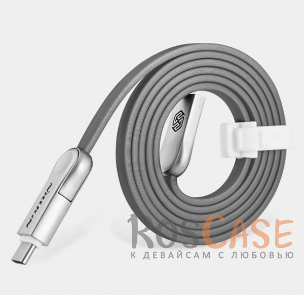 Кабель Nillkin (Plus 3) MicroUSB to Type-C (Черный) Кабель Nillkin (Plus 3) MicroUSB to Type-C (Черный)Описание:бренд Nillkin;материал - TPE (термоэластопласт);тип - дата кабель;совместимость: устройства с разъемами microUSB и Type C.Особенности:гибкий и пластичный;длина кабеля - 100 см;специальный колпачок;разъемы - Micro USB, Type C, USB;высокая скорость передачи данных;совмещает три в одном: синхронизация данных, передача данных, зарядка;устойчив к воздействию низких температур.<br><br>Тип: USB кабель/адаптер<br>Бренд: Nillkin