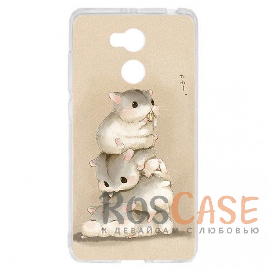 TPU чехол Sweet Art Animals для Xiaomi Redmi 4 Pro / Redmi 4 Prime (Хомяки) TPU чехол Sweet Art Animals для Xiaomi Redmi 4 Pro / Redmi 4 Prime (Хомяки)<br><br>Тип: Чехол<br>Бренд: Epik<br>Материал: TPU