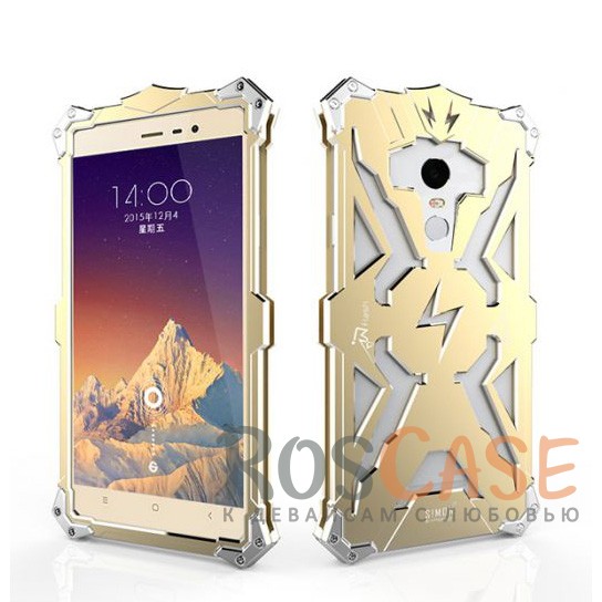 Брутальный металлический чехол SHP для Xiaomi Redmi Note 3 / Redmi Note 3 Pro (Золотой) Брутальный металлический чехол SHP для Xiaomi Redmi Note 3 / Redmi Note 3 Pro (Золотой)<br><br>Тип: Чехол<br>Бренд: Epik<br>Материал: Металл