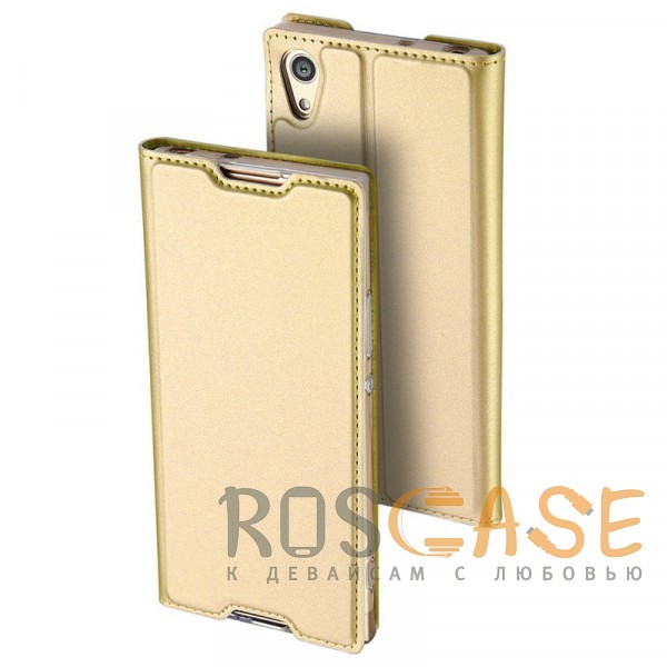 Dux Ducis | Чехол-книжка для Sony Xperia XA1 Plus / XA1 Plus Dual с подставкой и карманом для визиток (Золотой) 
Dux Ducis | Чехол-книжка для Sony Xperia XA1 Plus / XA1 Plus Dual с подставкой и карманом для визиток (Золотой)
