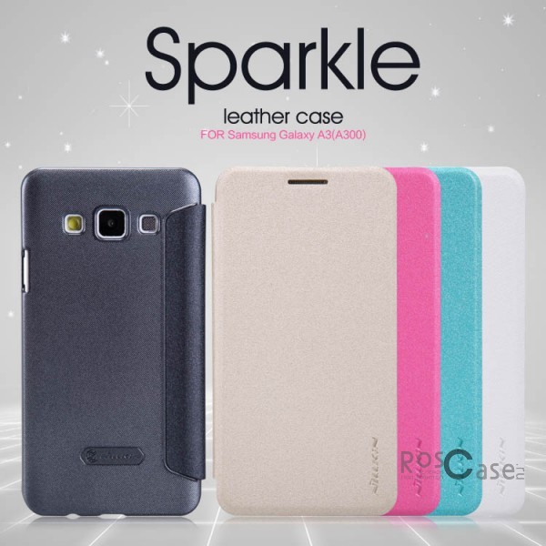 Кожаный чехол (книжка) Nillkin Sparkle Series для Samsung A300H / A300F Galaxy A3 Кожаный чехол (книжка) Nillkin Sparkle Series для Samsung A300H / A300F Galaxy A3Описание:Изготовлен компанией Nillkin;Спроектирован персонально для Samsung A300H / A300F Galaxy A3;Материал: синтетическая высококачественная кожа и поликарбонат;Форма: чехол в виде книжки.Особенности:Исключается появление царапин и возникновение потертостей;Восхитительная амортизация при любом ударе;Функция Sleep mode;Фактурная поверхность;Не подвержен деформации;Непритязателен в уходе.<br><br>Тип: Чехол<br>Бренд: Nillkin<br>Материал: Искусственная кожа