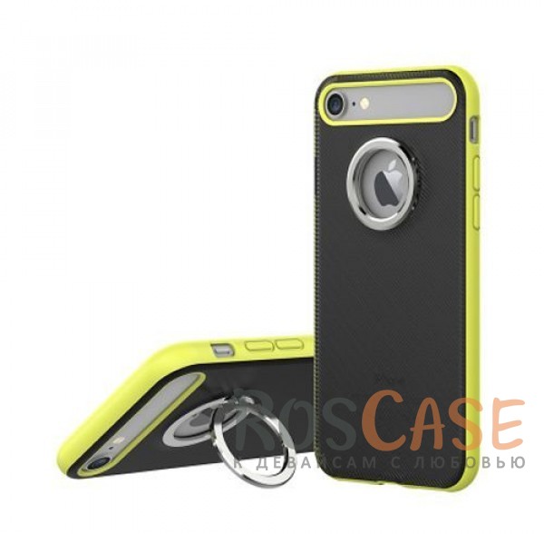 TPU+PC чехол Rock Ring Holder Case M2 Series для Apple iPhone 7 (4.7) (Зеленый / Green) TPU+PC чехол Rock Ring Holder Case M2 Series для Apple iPhone 7 (4.7) (Зеленый / Green)Описание:произведен компанией Rock;разработан для Apple iPhone 7 (4.7);материалы: термополиуретан и поликарбонат;тип: накладка.<br><br>Тип: Чехол<br>Бренд: ROCK<br>Материал: TPU