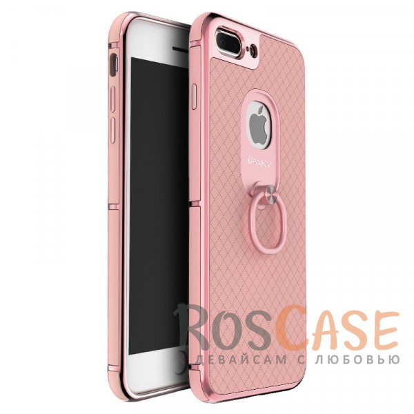 Чехол iPaky Ring Series для Apple iPhone 7 plus (5.5) (Розовый) Чехол iPaky Ring Series для Apple iPhone 7 plus (5.5) (Розовый)Описание:идеально совместим с Apple iPhone 7 plus (5.5);бренд - iPaky;материал - поликарбонат, термополиуретан, искусственная кожа;тип - накладка.<br><br>Тип: Чехол<br>Бренд: Epik<br>Материал: Пластик