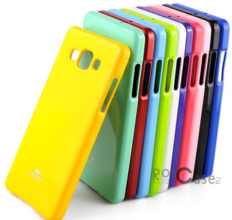 TPU чехол Mercury Jelly Color series для Samsung A500H / A500F Galaxy A5 TPU чехол Mercury Jelly Color series для Samsung A500H / A500F Galaxy A5Описание: Изготовлен компанией Mercury;Спроектирован персонально для Samsung A500H / A500F Galaxy A5;Материал: термополиуретан;Форма: накладка.Особенности:Исключается появление царапин и возникновение потертостей;Восхитительная амортизация при любом ударе;Гладкая поверхность;Не подвержен деформации;Непритязателен в уходе.<br><br>Тип: Чехол<br>Бренд: Mercury<br>Материал: TPU
