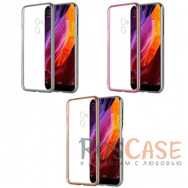 Прозрачный силиконовый чехол для Xiaomi Mi MIX с глянцевой окантовкой Прозрачный силиконовый чехол для Xiaomi Mi MIX с глянцевой окантовкойОписание:совместим с Xiaomi Mi MIX;глянцевая окантовка;материал - TPU;тип - накладка.<br><br>Тип: Чехол<br>Бренд: Epik<br>Материал: TPU