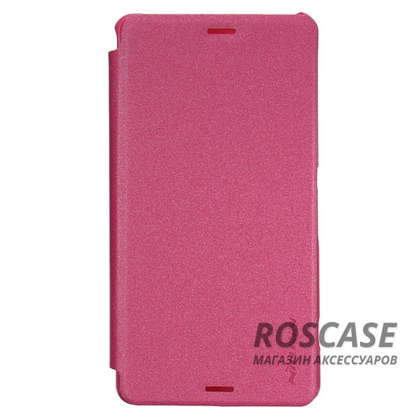 Кожаный чехол (книжка) Nillkin Sparkle Series для Sony Xperia Z3 Compact (Розовый) Кожаный чехол (книжка) Nillkin Sparkle Series для Sony Xperia Z3 Compact (Розовый)Описание:разработчик и производитель Nillkin;изготовлен из синтетической кожи и поликарбоната;фактурная поверхность;тип конструкции: чехол-книжка;совместим с Sony Xperia Z3 Compact. Особенности:внутренняя отделка из микрофибры;ультратонкий;не скользит в руках;яркая, насыщенная палитра цветов.<br><br>Тип: Чехол<br>Бренд: Nillkin<br>Материал: Искусственная кожа
