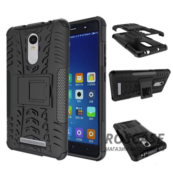 Противоударный двухслойный чехол Shield для Xiaomi Redmi Note 3 / Redmi Note 3 Pro с подставкой (Черный) Противоударный двухслойный чехол Shield для Xiaomi Redmi Note 3 / Redmi Note 3 Pro с подставкой (Черный)Описание: совместимость: Xiaomi Redmi Note 3 / Redmi Note 3 Pro;форм-фактор: накладка;материал: термополиуретан, поликарбонат.Преимущества:устойчив к повреждениям;не скользит в руках;имеет функцию подставки;эргономичный;легко очищается;надежная фиксация;анти-отпечатки.<br><br>Тип: Чехол<br>Бренд: Epik<br>Материал: TPU