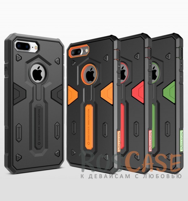 TPU+PC чехол Nillkin Defender 2 для Apple iPhone 7 plus (5.5) TPU+PC чехол Nillkin Defender 2 для Apple iPhone 7 plus (5.5)Описание:производитель - Nillkin;совместим с Apple iPhone 7 plus (5.5);материал - термополиуретан, поликарбонат;тип - накладка. Особенности:в наличии все вырезы;противоударный;стильный дизайн;надежно фиксируется;защита от повреждений.<br><br>Тип: Чехол<br>Бренд: Nillkin<br>Материал: TPU