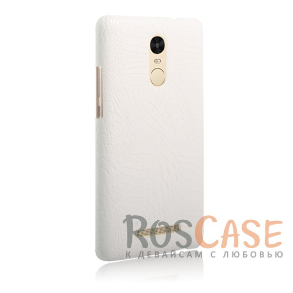 Кожаный чехол-накладка Croc с текстурой крокодиловой кожи для Xiaomi Redmi Note 3 / Redmi Note 3 Pro (Белый)
Кожаный чехол-накладка Croc с текстурой крокодиловой кожи для Xiaomi Redmi Note 3 / Redmi Note 3 Pro (Белый)