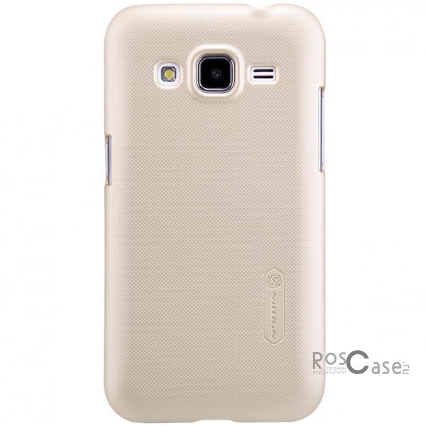 Чехол Nillkin Matte для Samsung G360H/G361H Galaxy Core Prime Duos (+ пленка) (Золотой) Чехол Nillkin Matte для Samsung G360H/G361H Galaxy Core Prime Duos (+ пленка) (Золотой)Описание:Чехол изготовлен компанией Nillkin;Спроектирован для Samsung G360H/G361H Galaxy Core Prime Duos;Материал - поликарбонат;Форма - накладка.Особенности:Исключено появление потертостей и возникновение царапин;В комплекте поставляется глянцевая бесцветная пленка;Имеет текстурную матовую поверхность;Выполнен в изысканном классическом стиле.<br><br>Тип: Чехол<br>Бренд: Nillkin<br>Материал: Поликарбонат