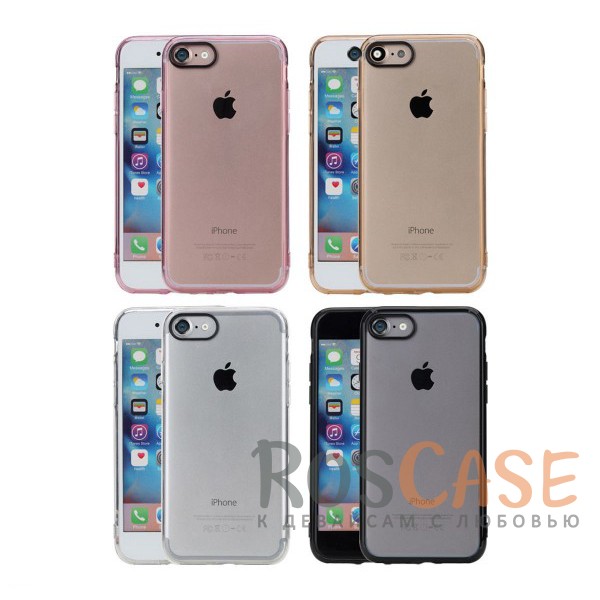 TPU+PC чехол Rock Pure Series для Apple iPhone 7 (4.7) TPU+PC чехол Rock Pure Series для Apple iPhone 7 (4.7)Описание:изготовлен компанией Rock;совместим с Apple iPhone 7 (4.7);материалы - термополиуретан, поликарбонат;тип - накладка. Особенности:ультратонкий;в наличии все функциональные вырезы;прозрачная;черная окантовка вокруг камеры для отсутствия блика от вспышки;не скользит в руках;рамка из поликарбоната;защита от царапин и ударов.<br><br>Тип: Чехол<br>Бренд: ROCK<br>Материал: TPU