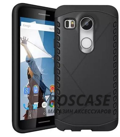 Противоударный защитный чехол Armor для LG Google Nexus 5x с усиленным прорезиненным бампером (Черный) Противоударный защитный чехол Armor для LG Google Nexus 5x с усиленным прорезиненным бампером (Черный)Описание:совместимость: LG Google Nexus 5x;форм-фактор: накладка;материал: термополиуретан, поликарбонат.Преимущества:устойчив к повреждениям;не скользит в руках;эргономичный;легко очищается;защита боковых панелей;амортизация;надежная фиксация;стильный дизайн.<br><br>Тип: Чехол<br>Бренд: Epik<br>Материал: TPU