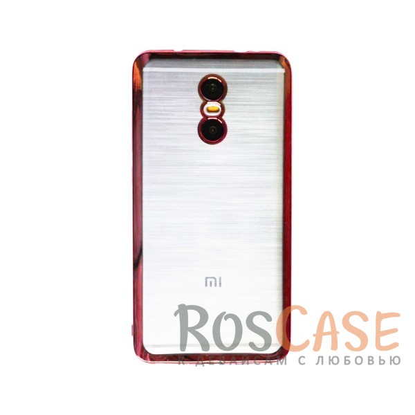 Прозрачный силиконовый чехол для Xiaomi Redmi Pro с глянцевой окантовкой (Розовый) Прозрачный силиконовый чехол для Xiaomi Redmi Pro с глянцевой окантовкой (Розовый)Описание:материал - силикон;совместим с Xiaomi Redmi Pro;тип - накладка.Особенности:прозрачный;глянцевая окантовка;все вырезы предусмотрены;защищает от царапин и потертостей;тонкий дизайн;плотно облегает корпус.<br><br>Тип: Чехол<br>Бренд: Epik<br>Материал: TPU