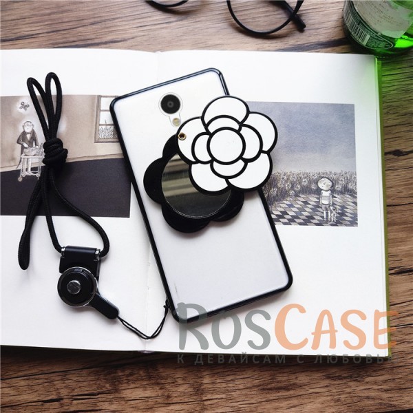 TPU+PC чехол с зеркалом Beauty flower для Meizu M3 / M3 mini / M3s (Белые Цветы) TPU+PC чехол с зеркалом Beauty flower для Meizu M3 / M3 mini / M3s (Белые Цветы)<br><br>Тип: Чехол<br>Бренд: Epik<br>Материал: TPU