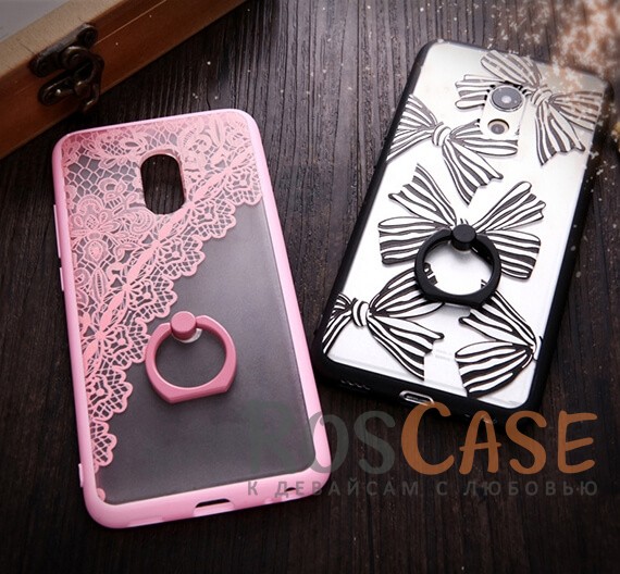 Элегантный TPU+PC чехол Ladys Style c кольцом подставкой для Meizu Pro 6 (Розовый) Элегантный TPU+PC чехол Ladys Style c кольцом подставкой для Meizu Pro 6 (Розовый)<br><br>Тип: Чехол<br>Бренд: Epik<br>Материал: Пластик