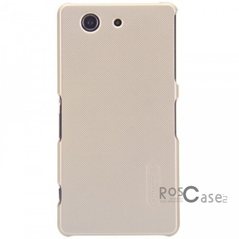 Чехол Nillkin Matte для Sony Xperia Z3 Compact (+ пленка) (Золотой) Чехол Nillkin Matte для Sony Xperia Z3 Compact (+ пленка) (Золотой)Описание:Чехол изготовлен компанией Nillkin;Спроектирован для Sony Xperia Z3 Compact;Материал - пластик;Форма - накладка.Особенности:Полностью защищен от появления потертостей;В комплект входит глянцевая пленка;Имеет ребристое матовое покрытие и антикислотное напыление;Тонкий дизайн.<br><br>Тип: Чехол<br>Бренд: Nillkin<br>Материал: Поликарбонат