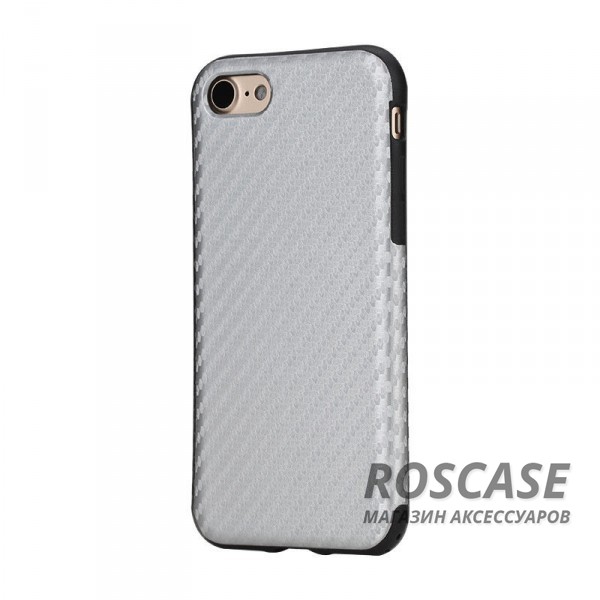 Пластиковая накладка Rock Origin Series (Texured) для Apple iPhone 7 (4.7) (Серебряный / Silver) Пластиковая накладка Rock Origin Series (Texured) для Apple iPhone 7 (4.7) (Серебряный / Silver)Описание:производство бренда Nillkin;разработана для Apple iPhone 7 (4.7);материал: термополиуретан, поликарбонат, карбоновое покрытие;тип: накладка. Особенности:все функциональные вырезы имеются;прочный и износостойкий;не ухудшает качество сигнала;на нем не заметны отпечатки пальцев;не деформируется.<br><br>Тип: Чехол<br>Бренд: ROCK<br>Материал: Поликарбонат