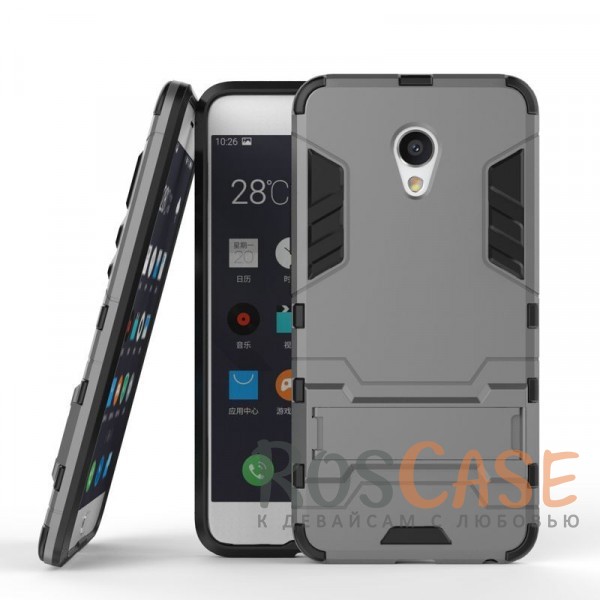 Ударопрочный чехол-подставка Transformer для Meizu MX6 с мощной защитой корпуса (Металл / Gun Metal) Ударопрочный чехол-подставка Transformer для Meizu MX6 с мощной защитой корпуса (Металл / Gun Metal)Описание:подходит для Meizu MX6;материалы: термополиуретан, поликарбонат;формат: накладка. Особенности:функциональные вырезы;функция подставки;двойная степень защиты;защита от механических повреждений;не скользит в руках.<br><br>Тип: Чехол<br>Бренд: Epik<br>Материал: TPU