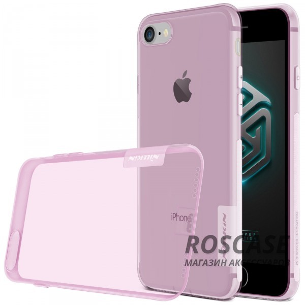 TPU чехол Nillkin Nature Series для Apple iPhone 7 (4.7) (Розовый (прозрачный)) TPU чехол Nillkin Nature Series для Apple iPhone 7 (4.7) (Розовый (прозрачный))Описание:производитель - бренд Nillkin;совместим с Apple iPhone 7 (4.7);материал - термополиуретан;тип - накладка. Особенности:в наличии все вырезы;не скользит в руках;тонкий дизайн;заглушка на отверстие для зарядки.защита от ударов и царапин;прозрачный.<br><br>Тип: Чехол<br>Бренд: Nillkin<br>Материал: TPU