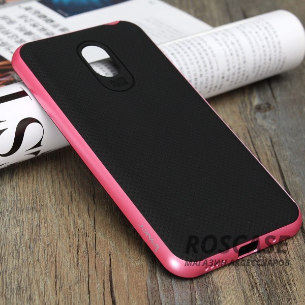 Чехол iPaky TPU+PC для Meizu M2 Note (Черный / Розовый) Чехол iPaky TPU+PC для Meizu M2 Note (Черный / Розовый)Описание:производитель - iPaky;совместим с Meizu M2 Note;материал: термополиуретан, поликарбонат;форма: накладка на заднюю панель.Особенности:эластичный;рельефная поверхность;прочная окантовка;ультратонкий;надежная фиксация.<br><br>Тип: Чехол<br>Бренд: Epik<br>Материал: TPU