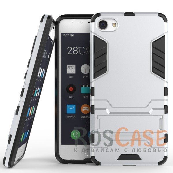 Ударопрочный чехол-подставка Transformer для Meizu U10 с мощной защитой корпуса (Серебряный / Satin Silver) Ударопрочный чехол-подставка Transformer для Meizu U10 с мощной защитой корпуса (Серебряный / Satin Silver)Описание:подходит для Meizu U10;материалы: термополиуретан, поликарбонат;формат: накладка. Особенности:функциональные вырезы;функция подставки;двойная степень защиты;защита от механических повреждений;не скользит в руках.<br><br>Тип: Чехол<br>Бренд: Epik<br>Материал: TPU