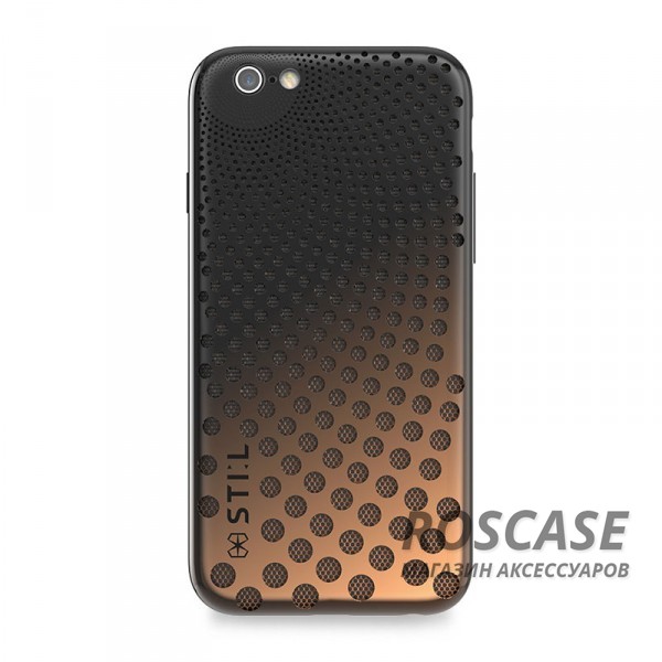 TPU+PC чехол STIL Cyclone Series для Apple iPhone 6/6s (4.7) (Бронзовый) TPU+PC чехол STIL Cyclone Series для Apple iPhone 6/6s (4.7) (Бронзовый)Описание:создан компанией STIL;разработан с учетом особенностей Apple iPhone 6/6s (4.7);материалы - термополиуретан, поликарбонат, ткань;тип - накладка.Особенности:неповторимый стиль - элегантный градиент;доступ ко всем функциям гаджета благодаря точным вырезам;перфорированная поверхность;защита от перегрева аппарата;защита от царапин и ударов;защита экрана благодаря выступающим бортикам;размеры - 143*71*10 мм, 29 гр.<br><br>Тип: Чехол<br>Бренд: Stil<br>Материал: TPU