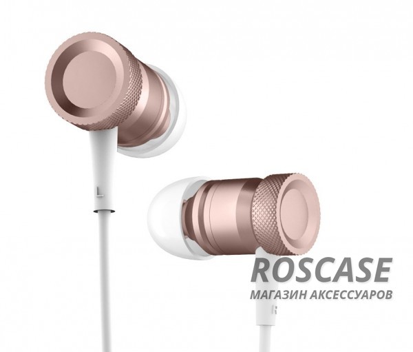Наушники ROCK Mula stereo (Золотой / Rose Gold) Наушники ROCK Mula stereo (Золотой / Rose Gold)Описание:наушники изготовлены компанией Rock;совместимость - устройства с разъемом 3,5 mini jack;материал: металл;тип наушников Mula stereo: вкладыши. Особенности:сопротивление 16 Ом;частотный диапазон: от 20 Гц до 20 кГц;номинальная мощность 5 мВт;чувствительность наушников: 93 дБ;вес 13 граммов.<br><br>Тип: Наушники/Гарнитуры<br>Бренд: ROCK