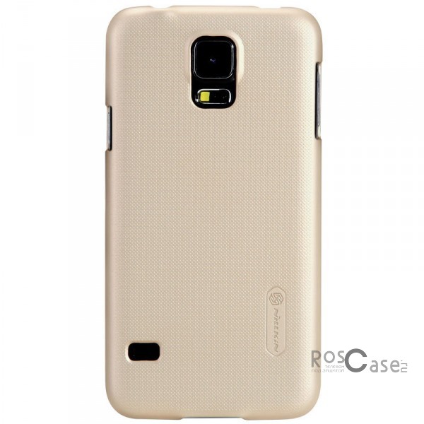 Чехол Nillkin Matte для Samsung G900 Galaxy S5 (+ пленка) (Золотой) Чехол Nillkin Matte для Samsung G900 Galaxy S5 (+ пленка) (Золотой)Описание:Изготовлен компанией Nillkin;Спроектирован персонально для Samsung G900 Galaxy S5;Материал: высококачественный пластик;Форма: накладка.Особенности:Исключается появление царапин и возникновение потертостей;Восхитительная амортизация при любом ударе;Гладкая матовая поверхность;Элегантный, изящный дизайн;Не подвержен деформации;Непритязателен в уходе.<br><br>Тип: Чехол<br>Бренд: Nillkin<br>Материал: Поликарбонат
